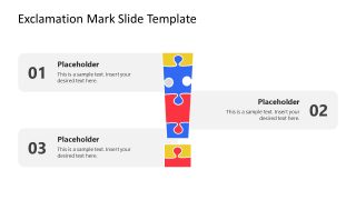 Customizable Exclamation Mark PPT Template 